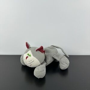 Russ Berrie Rare Luv Pets Crispy Kitty Tabby Cat 6” Gray Luv Pet Tabbies Plush